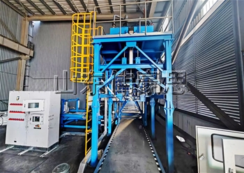 保溫料全自動(dòng)噸包秤 噸袋全自動(dòng)包裝機(jī)現(xiàn)場(chǎng)