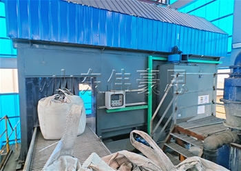 氧化鋅全自動噸袋拆袋機(jī) 抱夾式噸袋全自動拆包機(jī)