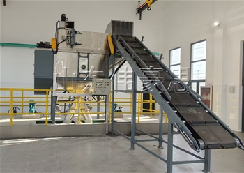 袋裝氧化鋁自動拆包機(jī) 皮帶式自動破袋機(jī)