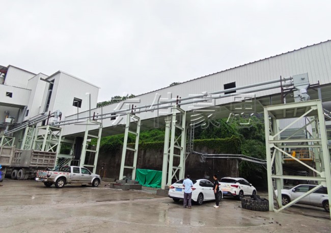 不銹鋼渣粉鑄石管管鏈輸送機(jī)