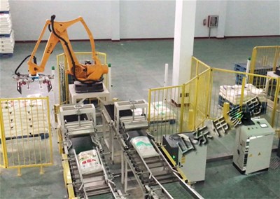 尿素全自動包裝碼垛機的工作原理是什么？