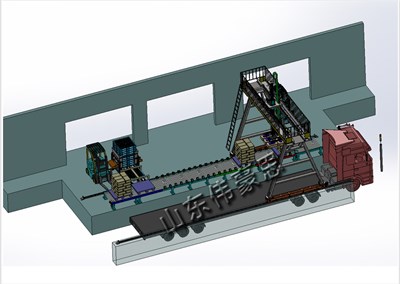 使用堿粉集裝箱裝車機提高工作效率