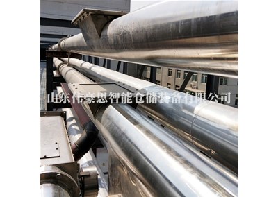 小蘇打管鏈粉體輸送設(shè)備 江西管鏈輸送機客戶現(xiàn)場