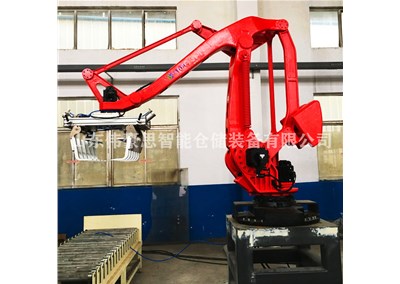 樹脂粉智能碼垛機械手 全自動碼垛設(shè)備現(xiàn)場