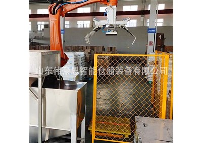 袋裝高粱全自動(dòng)拆垛拆包線的工作流程