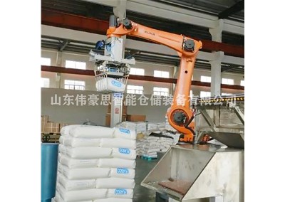 工業(yè)鹽機械手拆垛設(shè)備 全自動拆垛拆包生產(chǎn)線