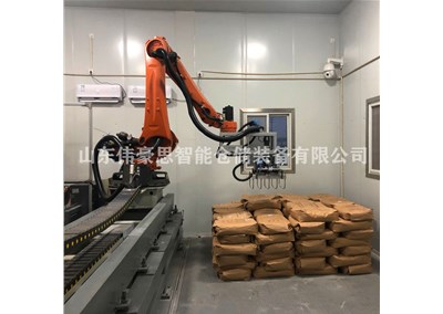 膨潤土粉視覺拆垛機(jī) 拆垛機(jī)器人非標(biāo)定制