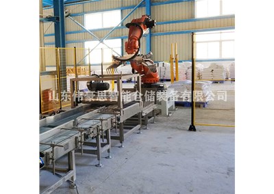 金屬鹽全自動包裝碼垛線如何完成工作？