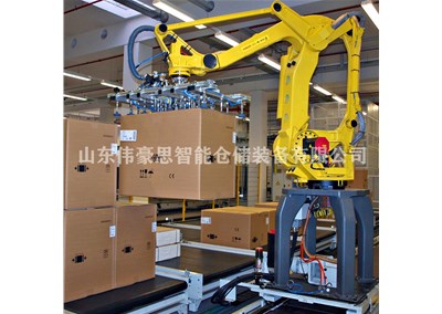 酸奶自動(dòng)化碼垛設(shè)備 紙箱全自動(dòng)碼垛機(jī)械手