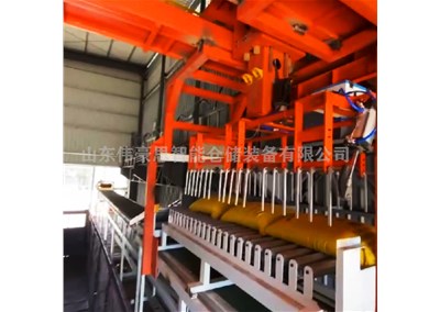 袋裝煤粉自動(dòng)裝車機(jī)器人 袋料裝車機(jī)客戶現(xiàn)場(chǎng)