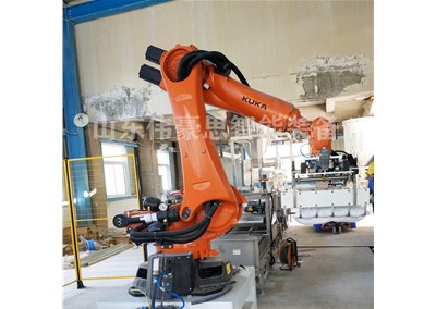 添加劑自動包裝碼垛線 編織袋全自動碼垛機(jī)械手