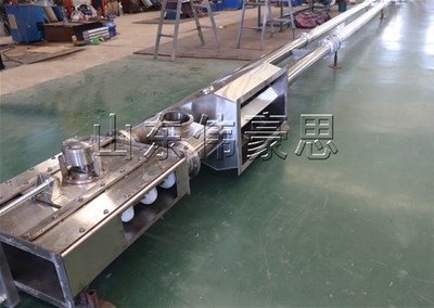 蘇打粉管鏈式輸送機 管鏈輸送系統(tǒng)方案