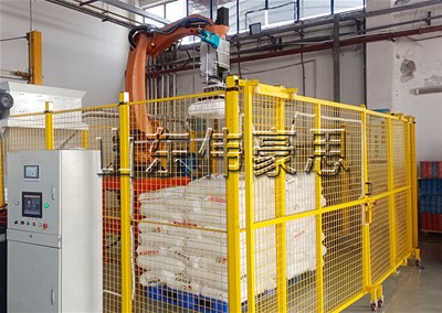 湖北拆垛機器人供應 膨潤土全自動拆垛機