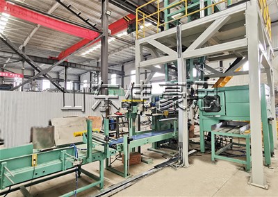 澆筑料全自動包裝機 全自動包裝碼垛系統(tǒng)