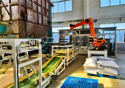 氧化鋅全自動(dòng)包裝碼垛線的工業(yè)原理