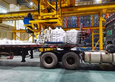 800KG硫酸鎂全自動裝車機 噸袋智能裝車系統(tǒng)方案