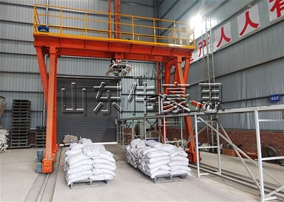 袋裝砂漿裝車機(jī)械手 桁架式全自動裝車機(jī)