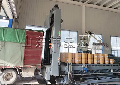 啤酒全自動裝車設(shè)備 推進(jìn)式自動裝車機(jī)流程