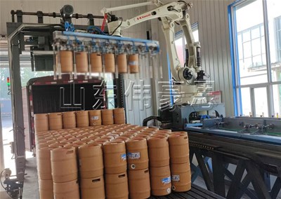 啤酒桶全自動裝車機 推進式自動裝車機流程