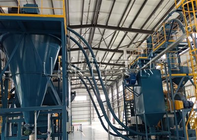 如何清理氧化鈣管鏈輸送機？