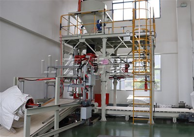 電阻料全自動噸包包裝機(jī)的工作過程