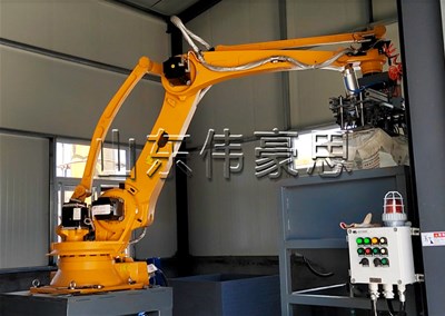 滑石粉自動拆包機器人 全自動機械手拆包機