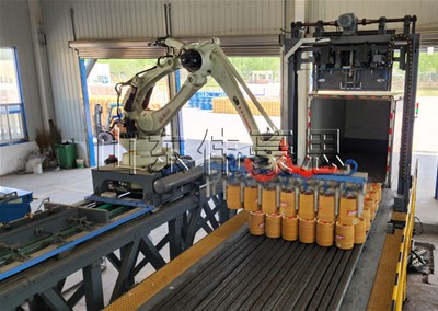 桶料全自動(dòng)裝車機(jī)的作業(yè)過(guò)程