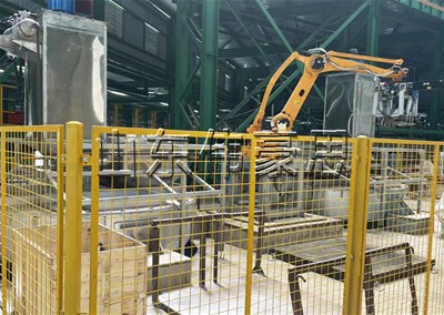 50KG堿粉全自動破袋機 機器人全自動拆包機