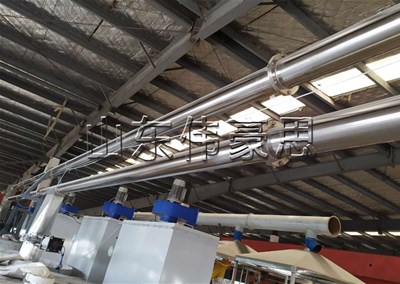 定制賽克管鏈輸送機 管鏈式輸送機工作流程