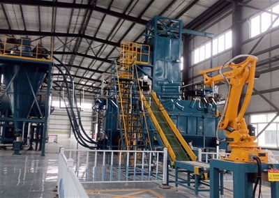 硅粉全自動破袋機的作業(yè)進(jìn)程