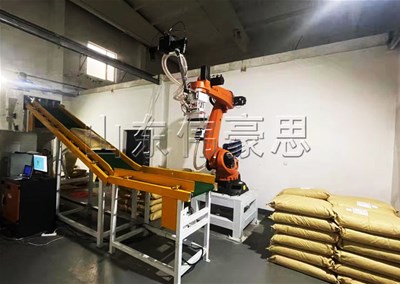 溴化鈉自動拆包機器人 全自動機械手破袋機